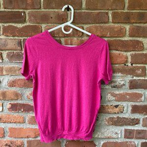 Ann Taylor Factory - Pink and Black Tie Sweater